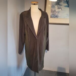 Michael Taylor Elegant Green Women's Coat Size 26